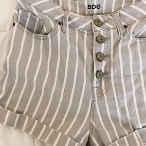 Urban Outfitters striped shorts